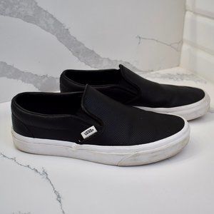 Vans Black Slip-On Sneakers
